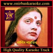 Bhalobasha Diye More Eto Sukh Diyecho Karaoke By Nargis Parvin (Scrolling)